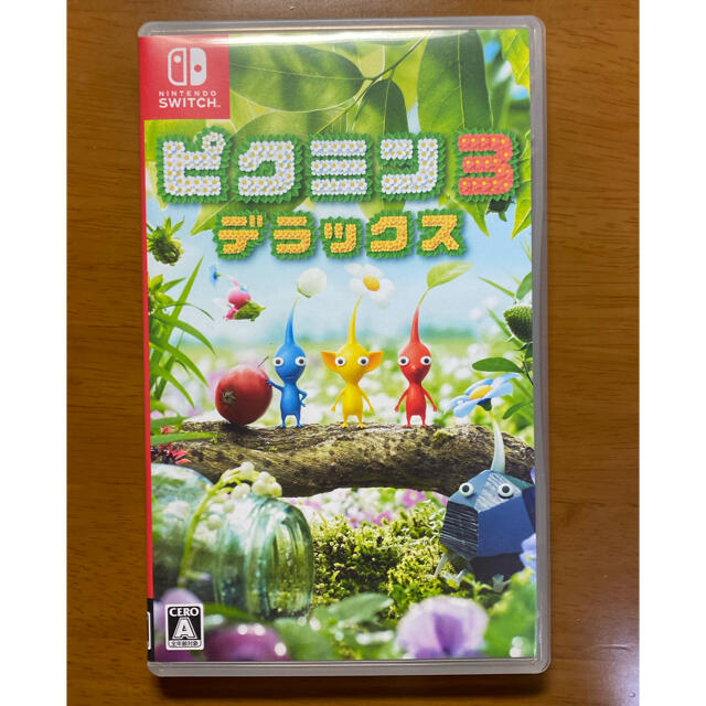 Nintendo Switch(ニンテンドースイッチ)のピクミン3デラックスSwitch エンタメ/ホビーのゲームソフト/ゲーム機本体(家庭用ゲームソフト)の商品写真