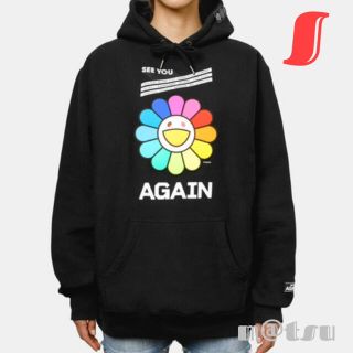 村上隆 YUZU Rainbow Flower Hoodie RESTIR S (パーカー)