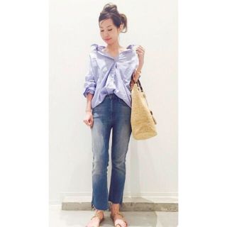 アパルトモンドゥーズィエムクラス(L'Appartement DEUXIEME CLASSE)のMOTHER INSIDER CROP マザーdenim(デニム/ジーンズ)