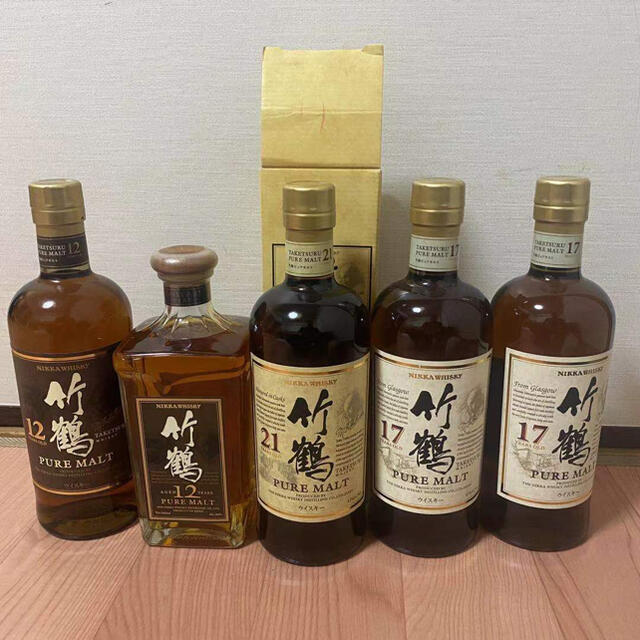 【別倉庫からの配送】 サントリー - 竹鶴　五本セット ウイスキー