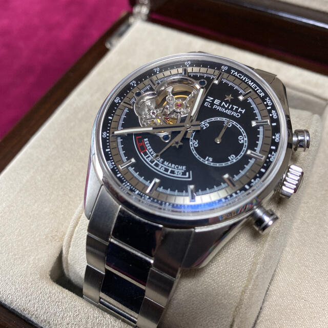 ZENITH(ゼニス)のゼニス　クロノマスター　オープンパワーリザーブ メンズの時計(腕時計(アナログ))の商品写真