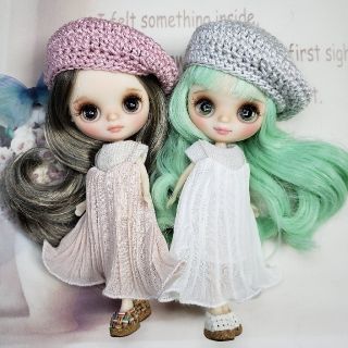 【かいと528様オーダー】《💚💛ラピっ子doll》カスタムプチアイシードール(人形)