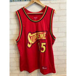 シュプリーム(Supreme)のSupreme basketball jersey タンクトップ バスケ L(タンクトップ)