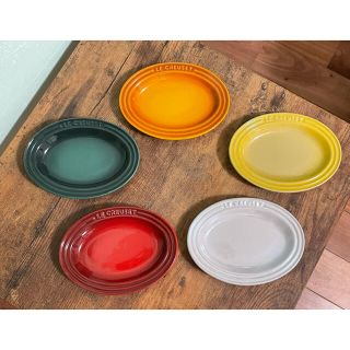 ルクルーゼ(LE CREUSET)のル・クルーゼ　ミニオーバルプレート　セット(食器)