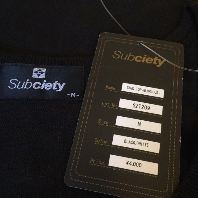 Subciety(サブサエティ)のSubciety タンクトップ メンズのトップス(タンクトップ)の商品写真