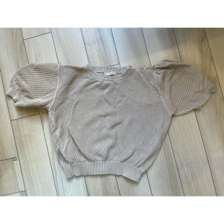 キャラメルベビー&チャイルド(Caramel baby&child )のsoor ploom 大人用 パフスリーブ トップス 20ss(ニット/セーター)