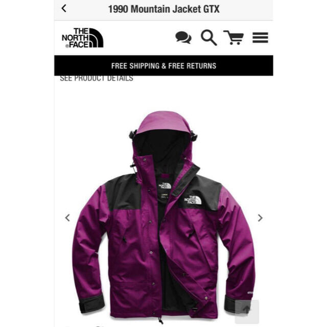 THE NORTH FACE(ザノースフェイス)のthe northface 1990mountain jacket gtx メンズのジャケット/アウター(マウンテンパーカー)の商品写真