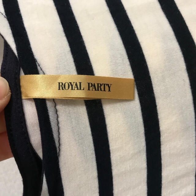 ROYAL PARTY(ロイヤルパーティー)のROYAL PARTY ボーダーワンピース レディースのワンピース(ミニワンピース)の商品写真