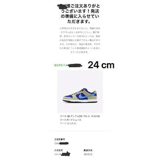 ナイキ(NIKE)のNIKE SB DUNK LOW PRO CELADON 24cm(スニーカー)