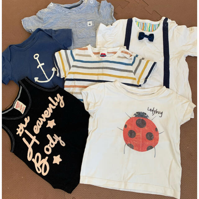 H&M(エイチアンドエム)のinsect collection SHIPS H&M などTシャツ　6枚セット キッズ/ベビー/マタニティのベビー服(~85cm)(Ｔシャツ)の商品写真