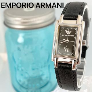 アルマーニ(Armani)の106 エンポリオアルマーニ時計　レディース腕時計　ブラック　スクエア　人気(腕時計)