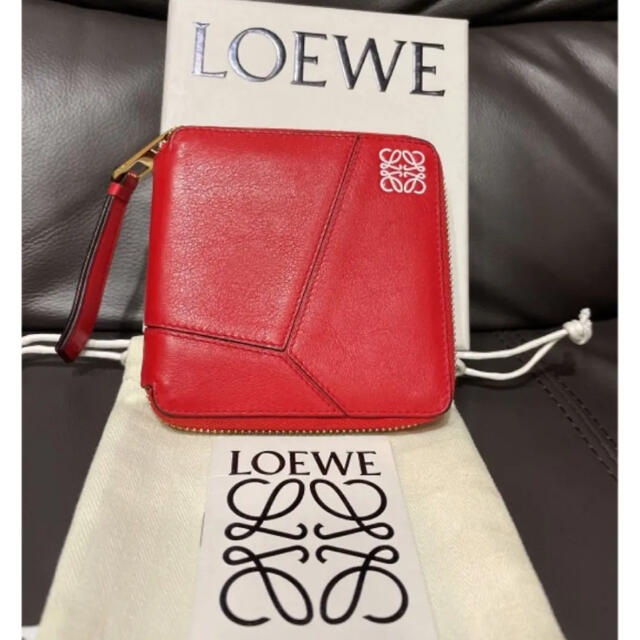 LOEWE ロエベ パズル2つ折りラウンドファスナー財布