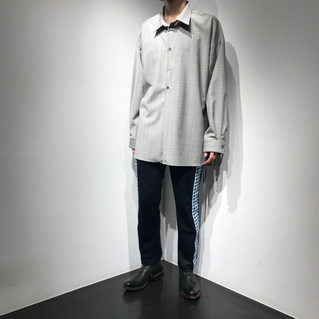 Toironier 18AW check loose shirt 1