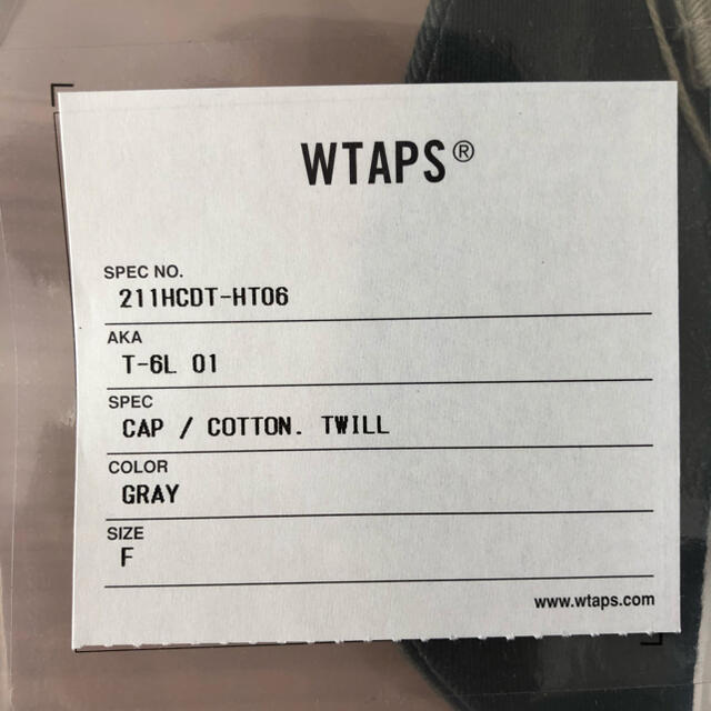 WTAPS T-6L 01 CAP GRAY 2