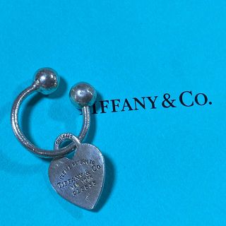 ティファニー(Tiffany & Co.)のティファニー sv925 シルバー キーホルダー　チャーム　ハート(キーホルダー)