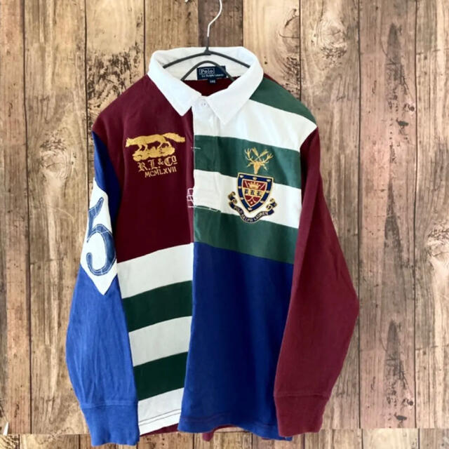 POLO RALPH LAUREN(ポロラルフローレン)のポロラルフローレン　ラルフ　ポロシャツ　伊勢丹　140 長袖　カットソー キッズ/ベビー/マタニティのキッズ服男の子用(90cm~)(Tシャツ/カットソー)の商品写真