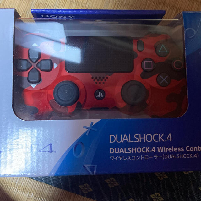 専用　ワイヤレスコントローラー(DUALSHOCK 4) レッド・カモフラージュ