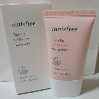 イニスフリー(Innisfree)の(新品未使用)イニスフリー♡トーンアップ ノーセバム サンスクリーン (日焼け止め/サンオイル)