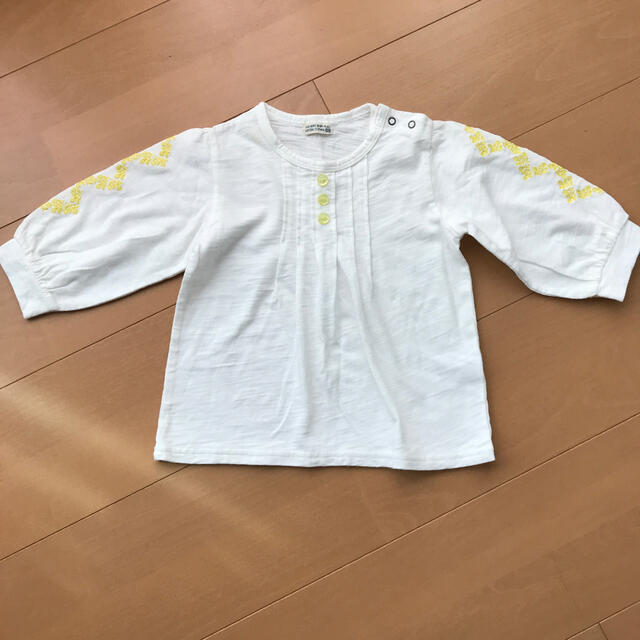 RAG MART(ラグマート)の春　カットソー　ショートパンツセット　95 キッズ/ベビー/マタニティのキッズ服女の子用(90cm~)(Tシャツ/カットソー)の商品写真