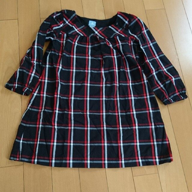 babyGAP(ベビーギャップ)の100～110 GAP チェックワンピース キッズ/ベビー/マタニティのキッズ服女の子用(90cm~)(ワンピース)の商品写真