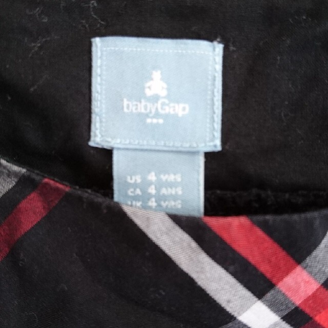 babyGAP(ベビーギャップ)の100～110 GAP チェックワンピース キッズ/ベビー/マタニティのキッズ服女の子用(90cm~)(ワンピース)の商品写真