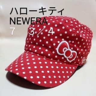 ニューエラー(NEW ERA)のNEWERA ハローキティ キャップ 帽子 ワーク 61.5(キャップ)