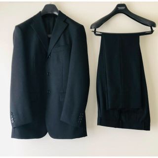 apparenza ブラックフォーマルスーツ　メンズ　礼服喪服　Y5(セットアップ)