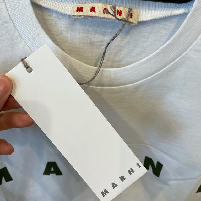 売れ筋がひ新作！ Marni - マルニ Tシャツ ロゴ Tシャツ(半袖/袖なし) - www.pvn.gob.pe