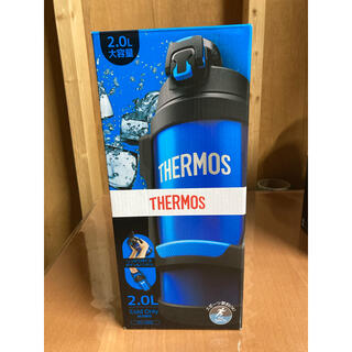 サーモス(THERMOS)のサーモス 水筒 真空断熱スポーツジャグブルー 2.0L FFV-2000 ICB(水筒)
