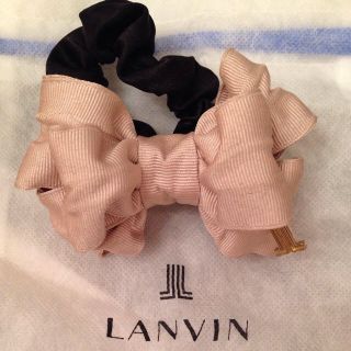 ランバン(LANVIN)のリボンシュシュ(ヘアゴム/シュシュ)