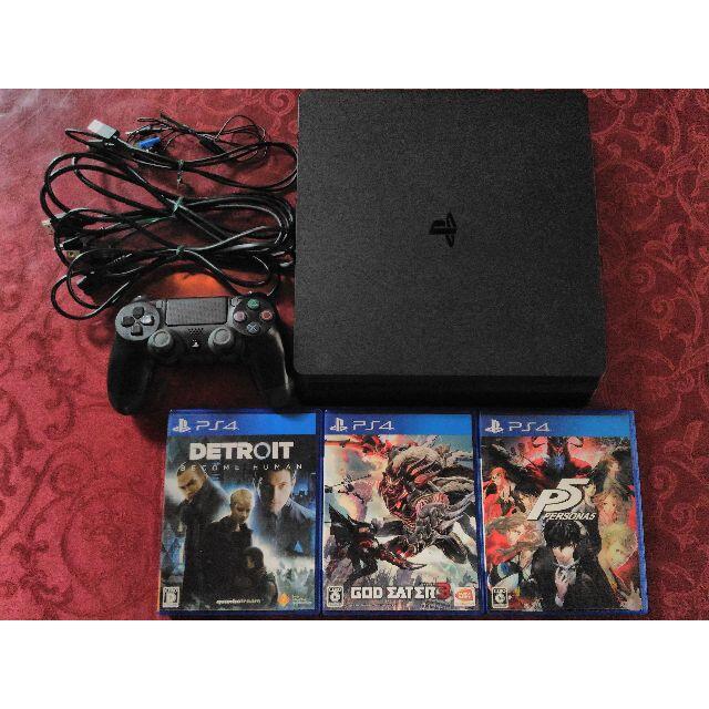 PlayStation 4 + ソフト3点 CUH-2100A 500GB