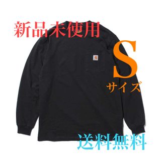 カーハート(carhartt)の【新品未使用】カーハート ポケ付 ロンT ブラックSサイズ(Tシャツ/カットソー(七分/長袖))