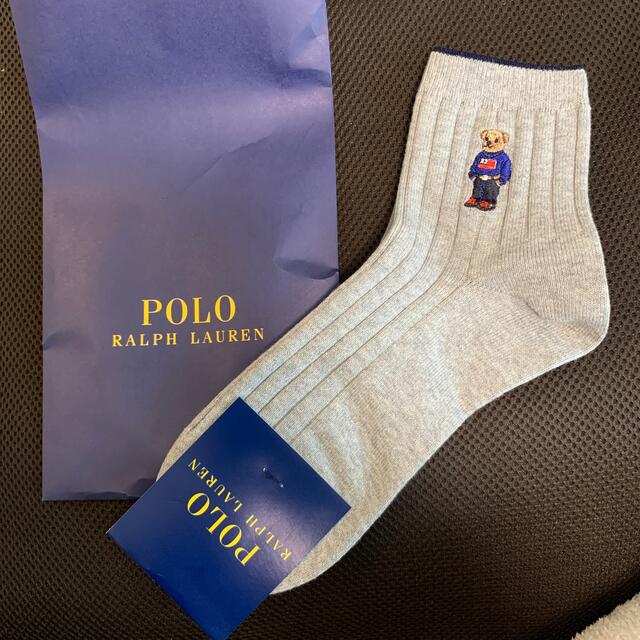 POLO RALPH LAUREN(ポロラルフローレン)のラルフローレン　ポロ　靴下　くま メンズのレッグウェア(ソックス)の商品写真