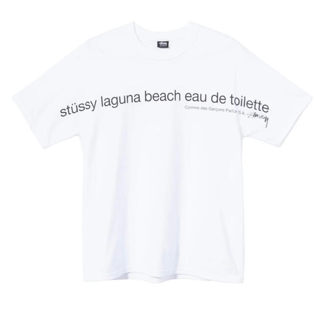 STUSSY(ステューシー)の日本未発売 限定Stussyコムデギャルソン Laguna Beach Tシャツ メンズのトップス(Tシャツ/カットソー(半袖/袖なし))の商品写真