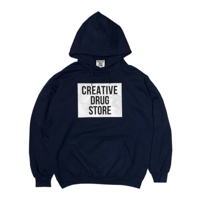 creative drug store パーカー　Lサイズ　ネイビー