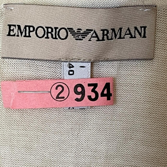 Emporio Armani(エンポリオアルマーニ)の値下げ　エンポリオアルマーニ　カットソー　中古品 レディースのトップス(カットソー(半袖/袖なし))の商品写真