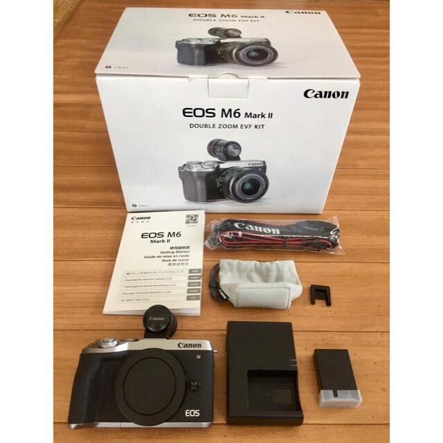 CANON EOS  M6 MarK Ⅱ ボディーとEVF-DC2のセットスマホ/家電/カメラ