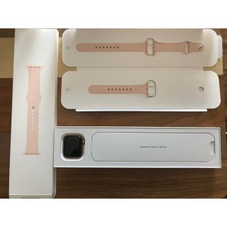 アップルウォッチ(Apple Watch)のApple Watch SE GPSモデル 40mm ゴールド ピンク(腕時計(デジタル))