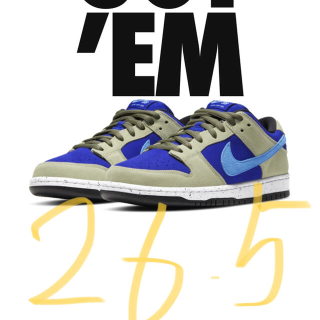 靴/シューズNIKE DUNK Low celadon 26.5