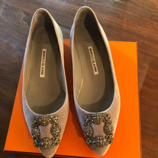 マノロブラニク(MANOLO BLAHNIK)のマロノブラニク　ハンギシ　4/25限定お値下げ(ハイヒール/パンプス)