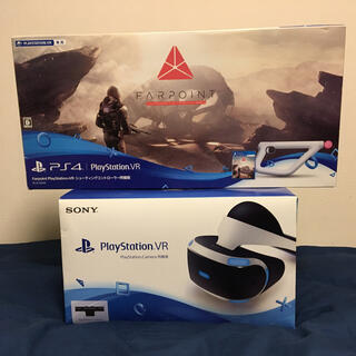 プレイステーションヴィーアール(PlayStation VR)のPlayStationVRカメラ同梱版　シューコン&ファーポイントセット(家庭用ゲーム機本体)