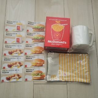 マクドナルド(マクドナルド)の【マクドナルド】無料引換券＆コールマンコラボアイテム(フード/ドリンク券)