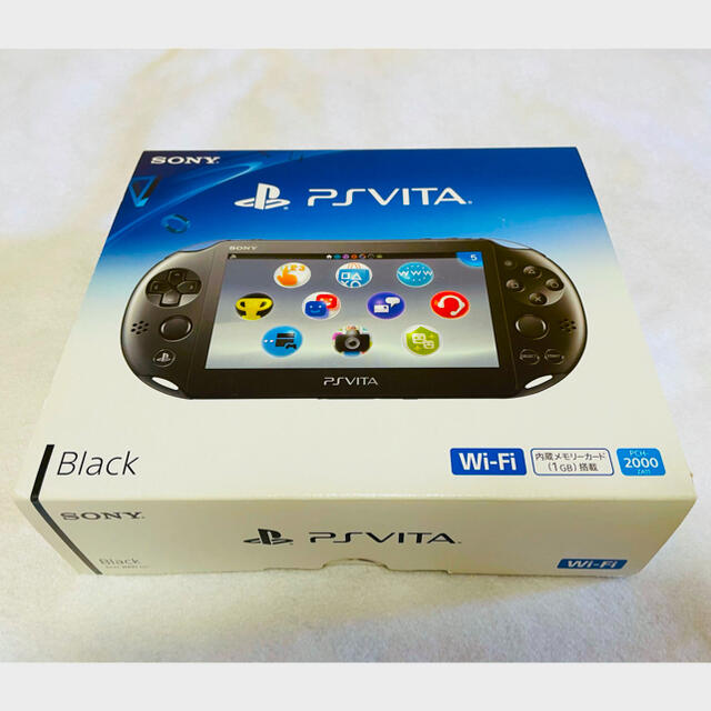 PlayStation Vita(プレイステーションヴィータ)の☆本体未使用品 限定1台☆PSVita PCH-2000 ZA11 ブラック  エンタメ/ホビーのゲームソフト/ゲーム機本体(家庭用ゲーム機本体)の商品写真