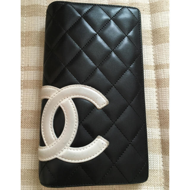 CHANEL カンボンライン 長財布