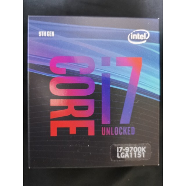 PCパーツCore i7 9700k