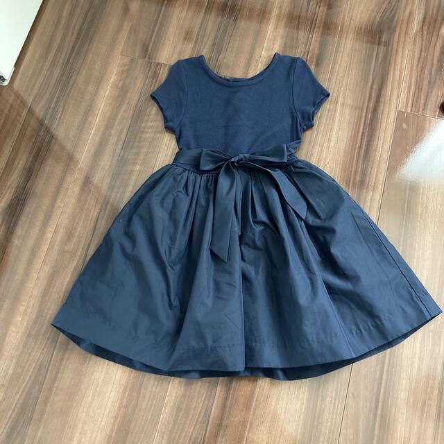 POLO RALPH LAUREN(ポロラルフローレン)のポロラルフローレンネイビーワンピース女の子 キッズ/ベビー/マタニティのキッズ服女の子用(90cm~)(ワンピース)の商品写真