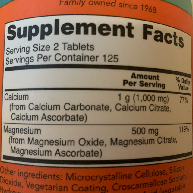 新品未開封、総計540粒！カルシウム&マグネシウム　食べ比べサプリセット