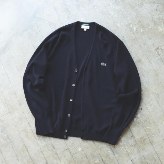 LACOSTE × BEAMS 別注 ウール カーディガン LACOSTE × BEAMS 別注 ウール カーディガン