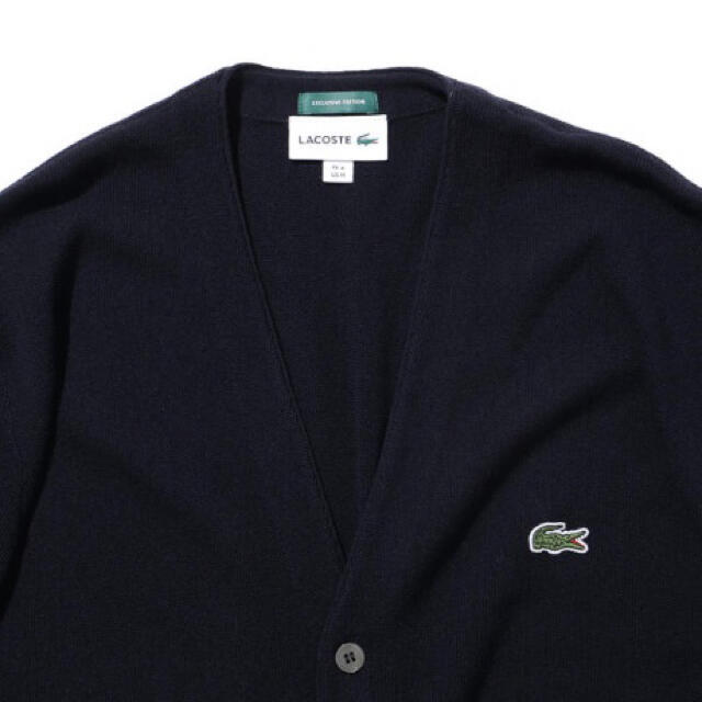 BEAMS(ビームス)のLACOSTE × BEAMS  別注 ウール カーディガン  メンズのトップス(カーディガン)の商品写真