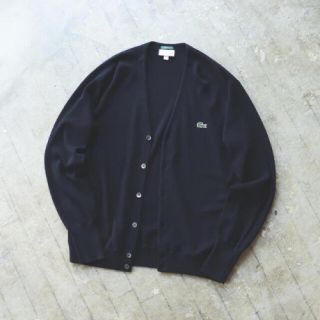 ビームス(BEAMS)のLACOSTE × BEAMS  別注 ウール カーディガン (カーディガン)